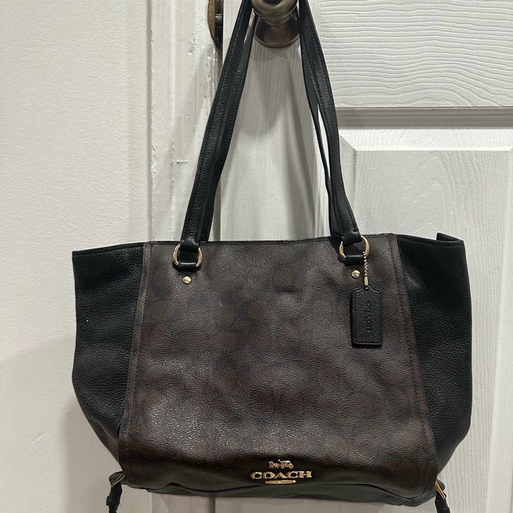 Gently used coach tote